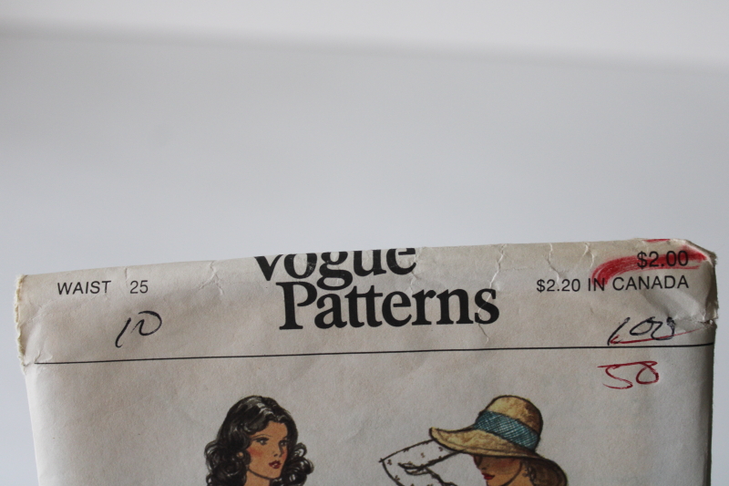 photo of 70s vintage Vogue pattern, long ruffled skirt w/ tied bow waist, hippie meets love shack fancy style! #2